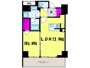 パ－クハビオ渋谷本町レジデンスの物件間取画像